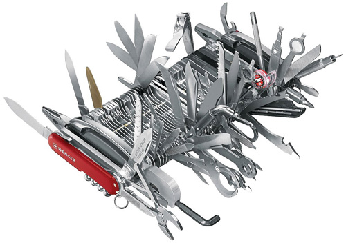 Wenger 16999 Swiss Army Knife with 87 implements